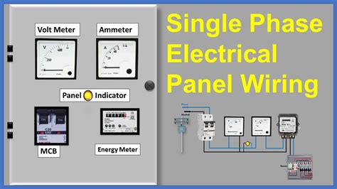 Single Phase Electrical Panel Board Wiring Connection Circuitinfo