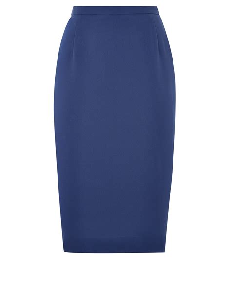 Eastex French Navy Pencil Skirt In Blue Navy Lyst