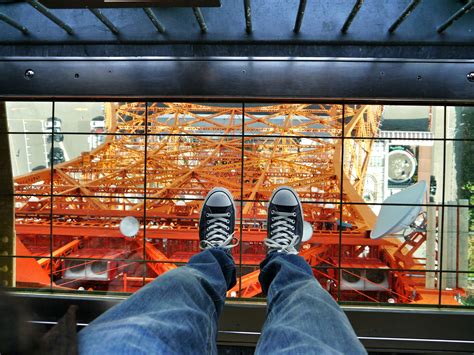 Hehe Feet At Tokyo Tower Glass Floor Tokyo Tower Japan Travel Glass Floor