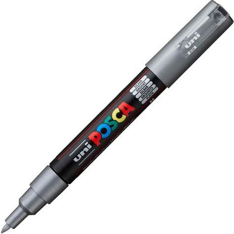 Marker Uni Pc 1m Posca Srebrni Dantkom