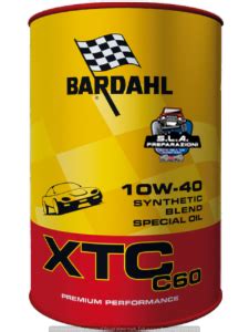 OLIO BARDAHL XTC 10W 40 SLA PREPARAZIONI