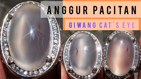 BATU ANGGUR KRISTAL PACITAN GIWANG TOP CAT EYES YouTube