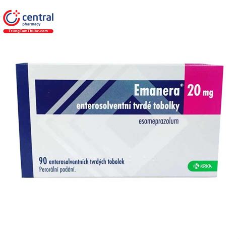[CHÍNH HÃNG] Thuốc Emanera 20mg - Điều trị trào ngược dạ dày tá tràng