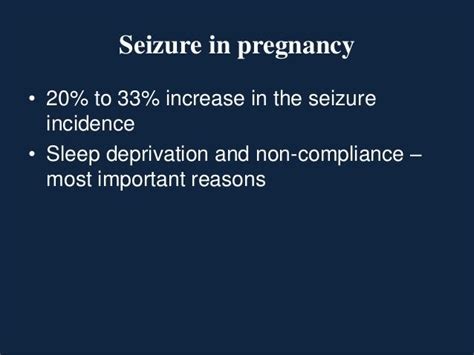 Epilepsy And Pregnancy