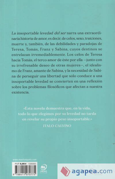 La Insoportable Levedad Del Ser Milan Kundera 9788411070775