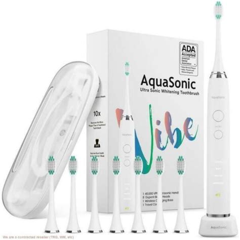 Aquasonic Vibe Ultra Sonic Whitening Electric Toothbrush Online Kaufen