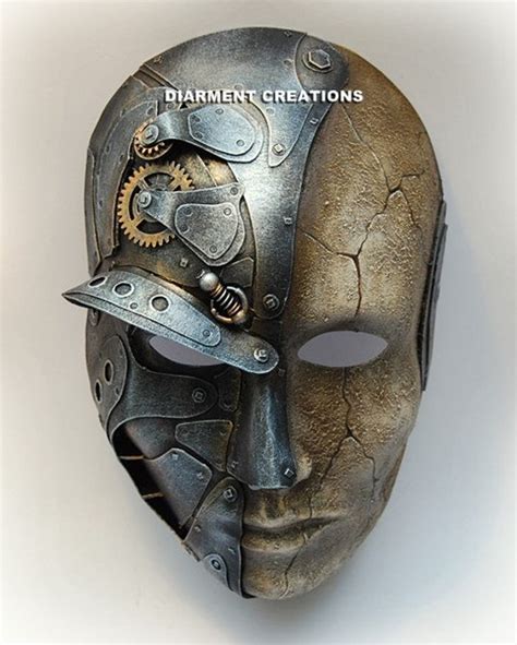 Steampunk Metal And Sand Mask