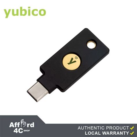 Yubico YubiKey 5C NFC Two Factor Authentication USB And NFC Security