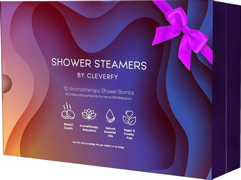 Cleverfy Shower Steamers Aromatherapy 2x6 Pack Of Variety