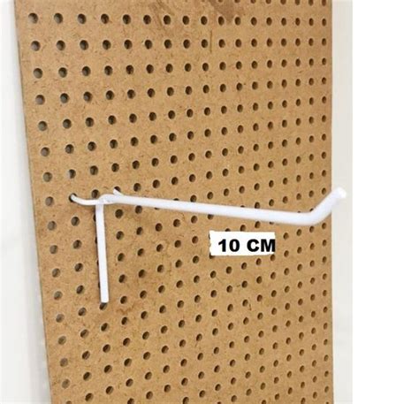 Ganchos Para Painel Eucatex Perfurado Branco Cm Pacote Unid