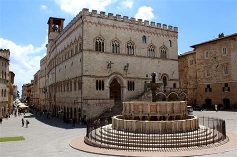 Perugia Unterirdische Rolltreppen Italien Entdecken