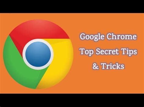 Google Chrome Top Secret Tips Tricks YouTube