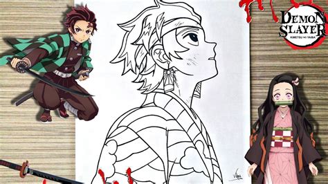 Tutoriel De Dessin Comment Dessiner Tanjiro Kamado De Demon Slayer