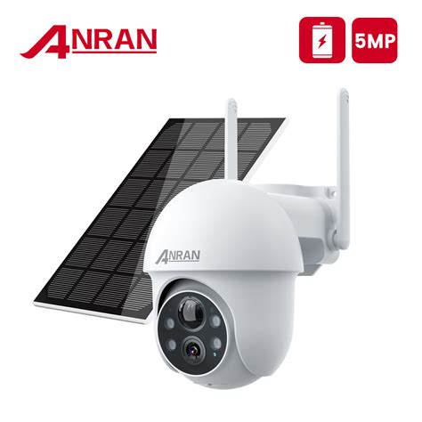 ANRAN 360 PTZ Telecamera WiFi Esterno Con Batteria 15000mAh Senza Fili