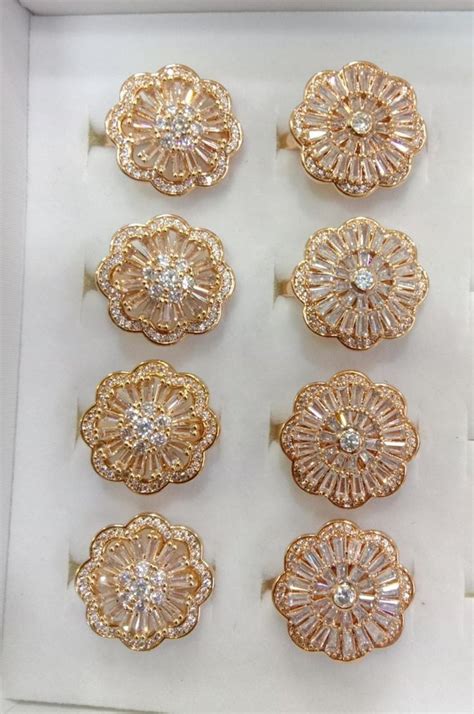 Women Brass Gold Ring At ₹ 310piece In Kolkata Id 25003371555
