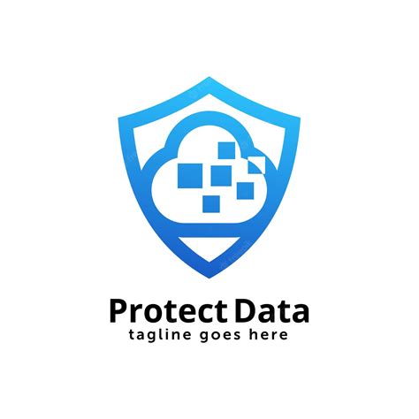 Premium Vector Protect Data Logo Design Template