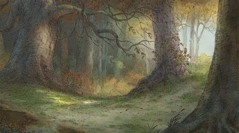 The Art Behind The Magic : Background art for Disney’s Winnie the Pooh