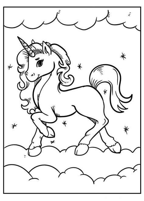 Раскраски для девочек 5-6 лет - Аналогий нет | Unicorn coloring pages ...