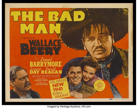 The Bad Man Mgm 1941 Title Lobby Card 11 X 14 Western Lot