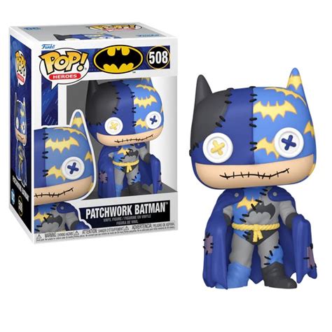 PRÉ RESERVA Funko POP DC Heroes Batman Patchwork Batman 508 POP