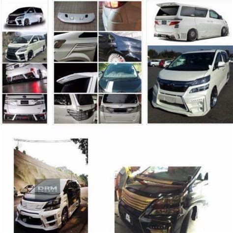 Toyota Vellfire Anh20 Sixth Sense Bodykit Body Kit Admiration Spoiler