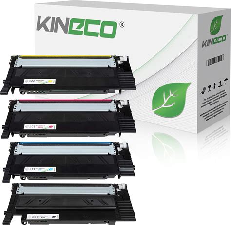 Kineco 4 Toner kompatibel mit Samsung CLT P406C für Samsung CLP 360 CLP