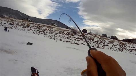 Ice Fishing Dillon Reservoir Youtube