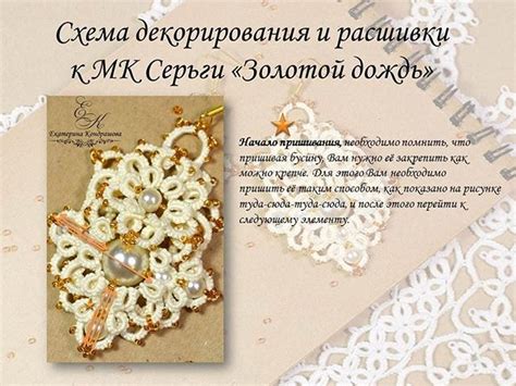 Pin by Юлия Савина on Серьги фриволите схема+образец/мк in 2024 ...