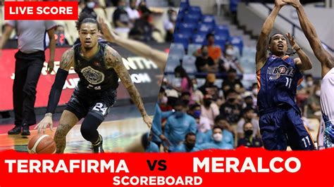 Meralco Bolts VS Terrafirma PBA Philippine Cup Live Score YouTube