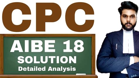 Aibe Solved Paper Cpc Aibe Paper Solution Aibe Previous Year