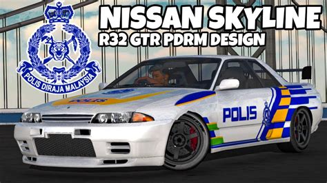 Nissan Skyline R Gtr Pdrm Design Tutorial Car Parking Multiplayer