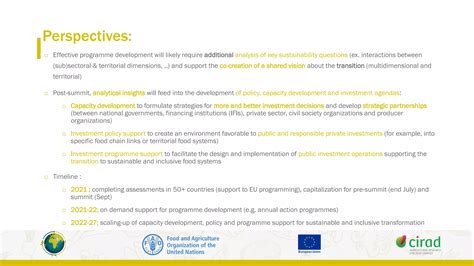 Catalysing The Sustainable And Inclusive Transformation Of Food Systems