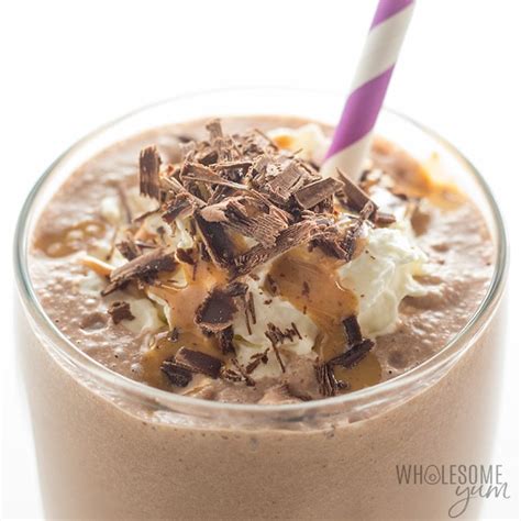 Healthy Chocolate Peanut Butter Smoothie Wholesome Yum