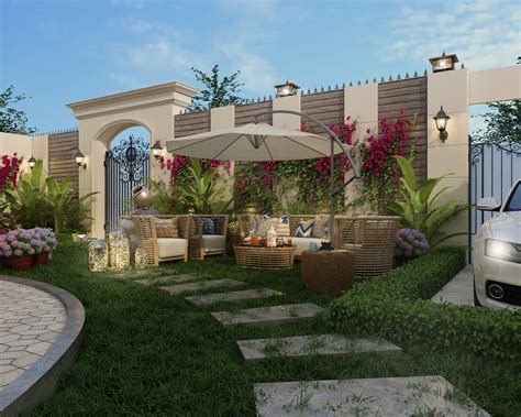 villa garden design :: Behance