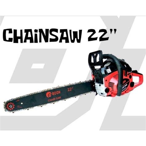 Edon Chainsaw Senso Inch Mesin Chain Saw Gergaji Kayu Potong Kayu