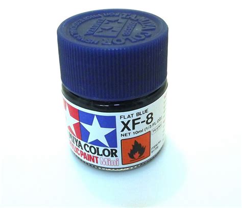 XF 8 TAMIYA ACRYLIC PAINT FLAT BLUE RC WORLD HOBBIES AUSTRALIA