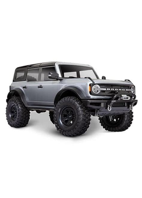 Traxxas Trx 4 110 Trail Crawler Truck W2021 Ford Bronco Body Iconic Silver And Tqi 24ghz