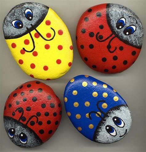 ladybug-stone-art-ideas – Pink Lover