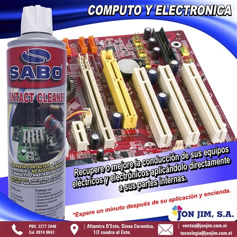 Limpiador De Contactos Contact Cleaner SABO 590 Ml JON JIM SA