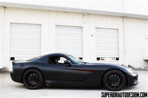 Matt Black Dodge Viper By Superior Auto Design Autoevolution