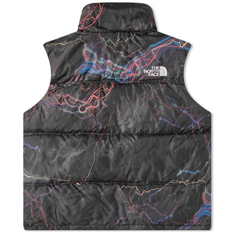 The North Face 1996 Retro Nuptse Trail Glow Print Vest Tnf Black Trail