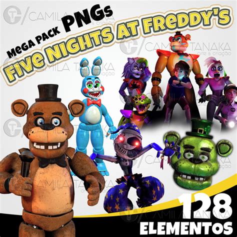 Kit Digital Png Five Nights At Freddys Pague 1 Leve 3 Elo7