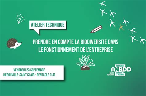 Atelier Technique Prendre En Compte La Biodiversit Dans Le