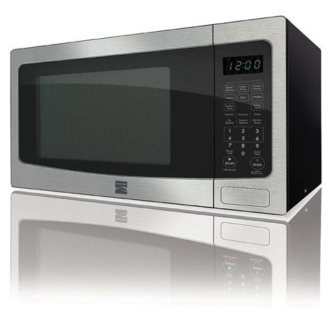 Kenmore 12 Cu Ft Countertop Microwave W Ez Clean Interior Stainless Steel 72123 N2 Free