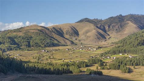 Phobjikha Valley. Kingdom of Bhutan Stock Image - Image of asia, bhutan ...