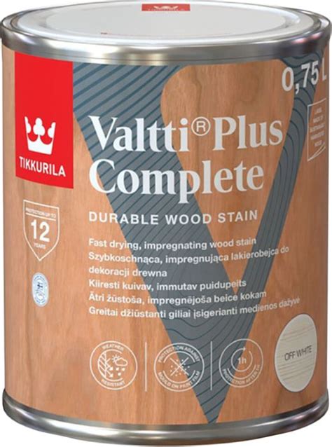 Puidulasuur Tikkurila Valtti Plus Complete Off White 0 75 L Bauhaus Ee