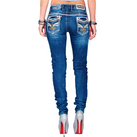 Cipo Baxx Damen Jeans Wd