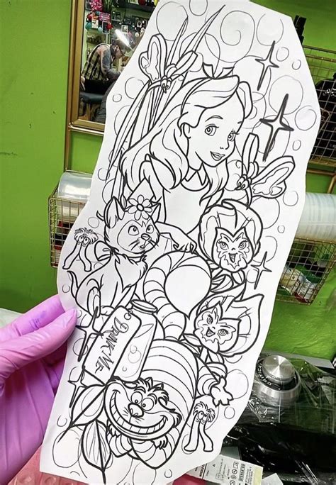 Pin By Caroline Rebelo On Disney Wonderland Tattoo Alice And