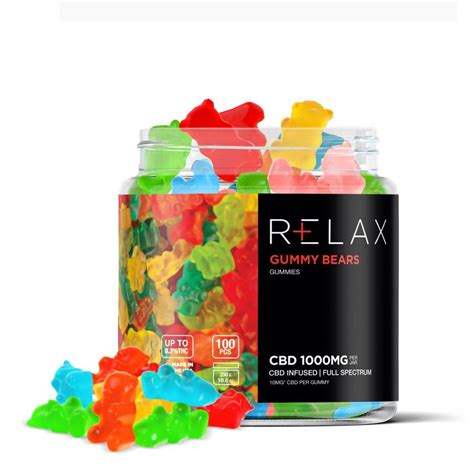 Relax Gummies Cbd Full Spectrum Gummy Bears Mg