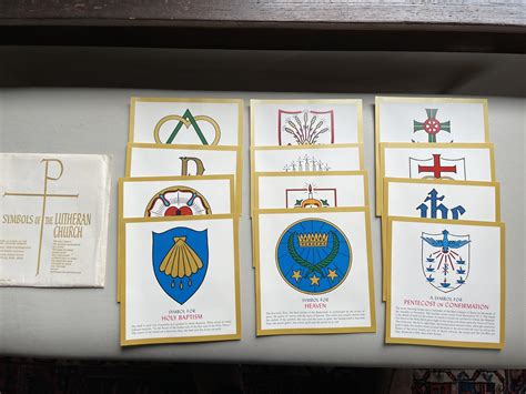 The Symbols of the Lutheran Church Cards by Lutheran Brotherhood: Fine ...